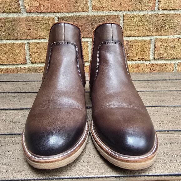 Pikolinos Aldaya Chelsea Boots Size EU41 US 10 - 10.5 Brown Leather Ankle Bootie - Picture 2 of 12